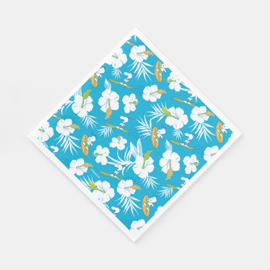 Serviette En Papier Snoopy Brooklyn Beach Motif (Coin)