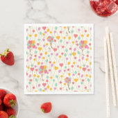 Serviette En Papier Snoopy Bunches of Balloons Motif (En situation)