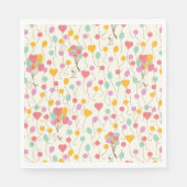 Serviette En Papier Snoopy Bunches of Balloons Motif (Devant)