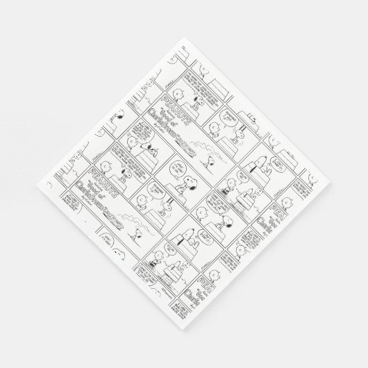 Serviette En Papier Snoopy & Charlie Brown | Muffin anglais (Coin)