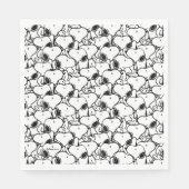 Serviette En Papier Snoopy Classic Comics Pattern (Devant)