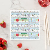 Serviette En Papier Snoopy et l'équipage Zamboni (En situation)