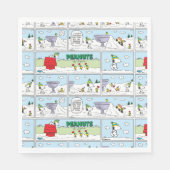 Serviette En Papier Snoopy et l'équipage Zamboni (Devant)