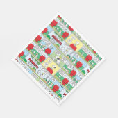 Serviette En Papier Snoopy et ses frères Andy & Olaf (Coin)