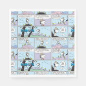 Serviette En Papier Snoopy & Friends | Aller Randonnée (Devant)