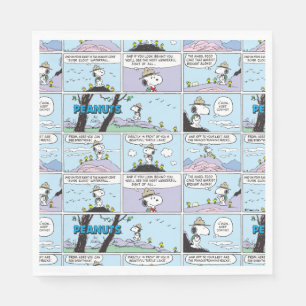 Serviette En Papier Snoopy & Friends   Aller Randonnée