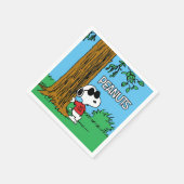 Serviette En Papier Snoopy "Joe Cool" debout (Coin)