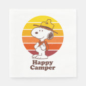 Serviette En Papier Snoopy | Scout Beagle - Happy Camper (Devant)