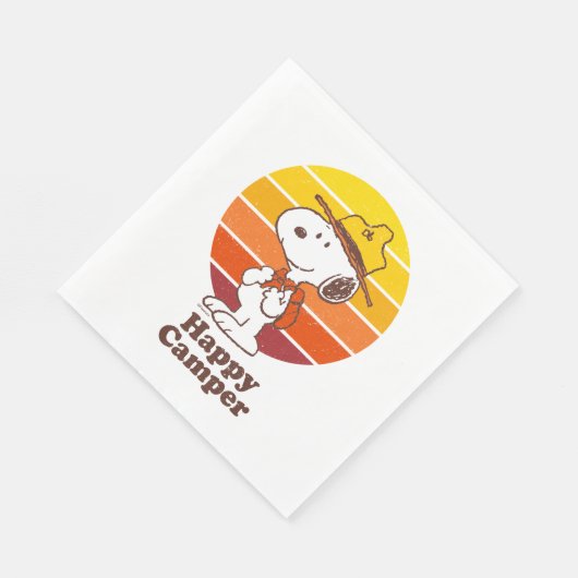 Serviette En Papier Snoopy | Scout Beagle - Happy Camper (Coin)
