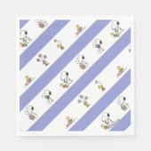 Serviette En Papier Snoopy & Woodstock Motif de Pâques (Devant)