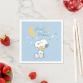 Serviette En Papier Snoopy & Woodstock | Over the Moon Baby Shower Nap (En situation)