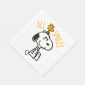 Serviette En Papier Snoopy & Woodstock - Tous les sourires (Coin)