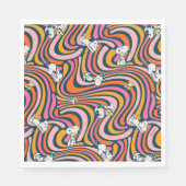 Serviette En Papier Snoopy & Woodstock Vibes Super Motif violet (Devant)