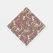 Serviette En Papier Snoopy & Woodstock Vibes Super Motif violet (Coin)