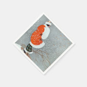Serviette En Papier Snow Buntings - Will Hammell (Coin)