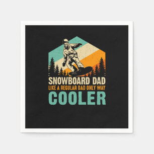 Serviette En Papier snowboard_dad_like_a_normal_dad_only_way_glacière