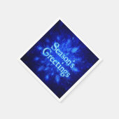 Serviette En Papier Snowburst - Bonnes Fêtes (Coin)