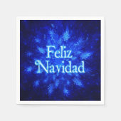 Serviette En Papier Snowburst - Feliz Navidad (Devant)