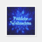 Serviette En Papier Snowburst - Froliche Weihnachten (Devant)