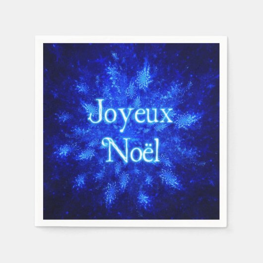 Serviette En Papier Snowburst - Joyeux Noё l (Devant)