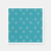 Serviette En Papier Snowflake (Devant)