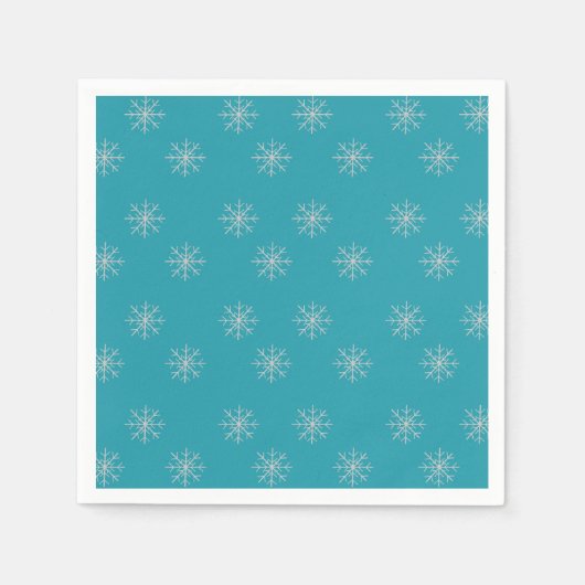 Serviette En Papier Snowflake (Devant)