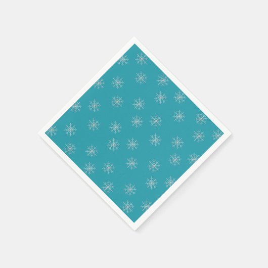 Serviette En Papier Snowflake (Coin)