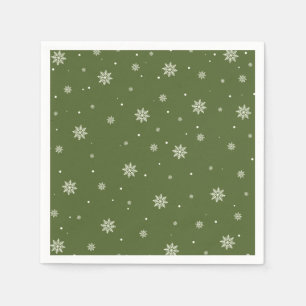 Serviette En Papier Snowflake