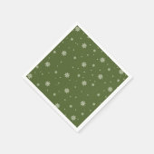 Serviette En Papier Snowflake (Coin)