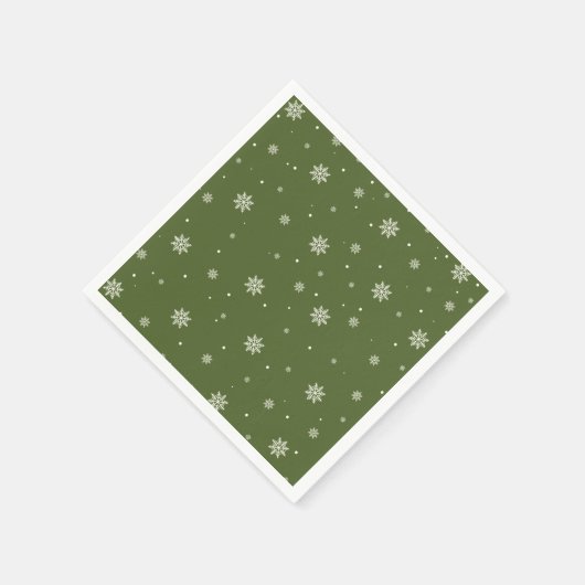 Serviette En Papier Snowflake (Coin)