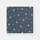 Serviette En Papier Snowflake (Devant)