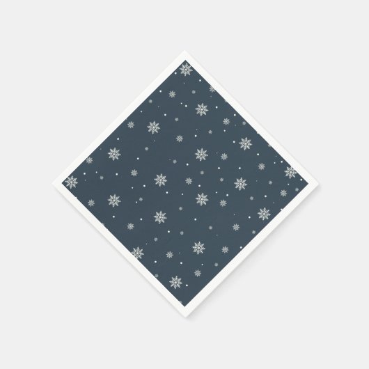 Serviette En Papier Snowflake (Coin)