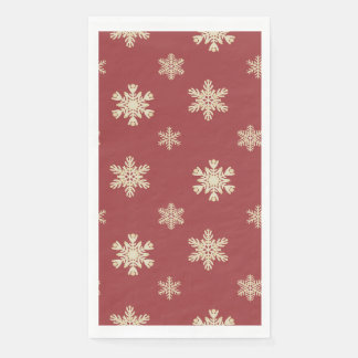 Serviette En Papier Snowflake motif Noël Papier serviettes d'hôtes
