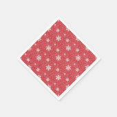 Serviette En Papier Snowflakes à l'invitation de Noël (Coin)