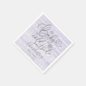 Serviette En Papier Snowflakes Baby It's Cold Outside Baby shower (Coin)