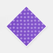 Serviette En Papier Snowflakes motif sur bleu (Coin)