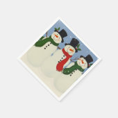 Serviette En Papier Snowman (Coin)