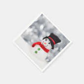 Serviette En Papier Snowman (Coin)