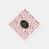 Serviette En Papier Snowman Fête de Noël Fête de Noël Personnalisée (Coin)