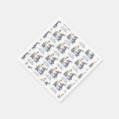 Serviette En Papier Snowman Napkin (Coin)