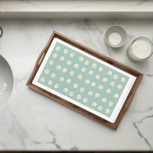 Serviette En Papier Snowmen Faces Paper Guest Towels