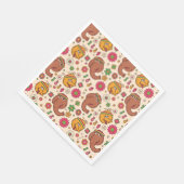 Serviette En Papier Snuffleupagus et Big Bird Super Flower Motif (Coin)