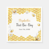 Serviette En Papier So Sweet To Bee Birthday (Devant)