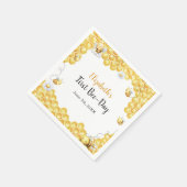Serviette En Papier So Sweet To Bee Birthday (Coin)