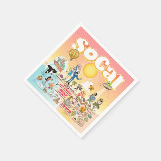 Serviette En Papier SoCal (Coin)