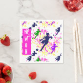 SERVIETTE EN PAPIER SOCCER (En situation)