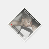 Serviette En Papier Social Media Story Post Mariage photo Napkins (Coin)