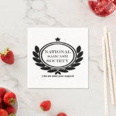 Serviette En Papier Société Nationale Sarcasme Citation Humour Sarcast (En situation)