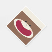 Serviette En Papier Sock Monkey Smile (Garçon) (Coin)