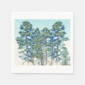 Serviette En Papier Socle Des Arbres (Devant)